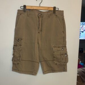 BKE Men's Brown Cargo Shorts